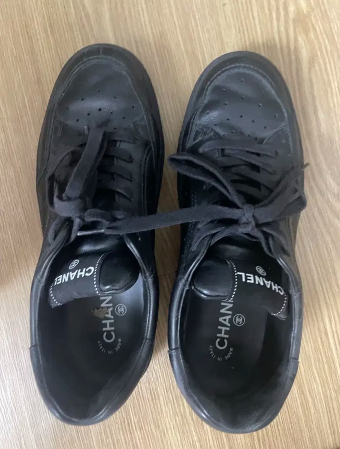 샤넬 에어포스 스니커즈 샤포스 블랙 상품이미지1