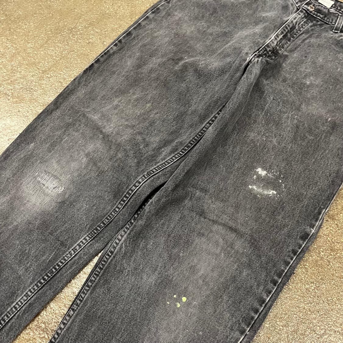 90s 리바이스560 오렌지탭 블랙진 (35“) 상품이미지3