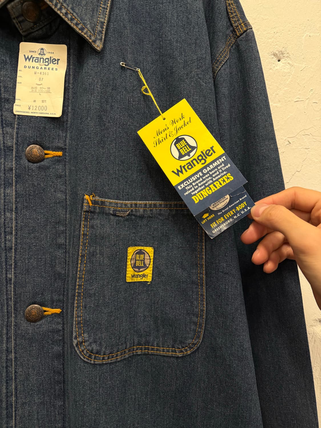 L) Wrangler Blue Bell 랭글러 Denim Work Jac 상품이미지4