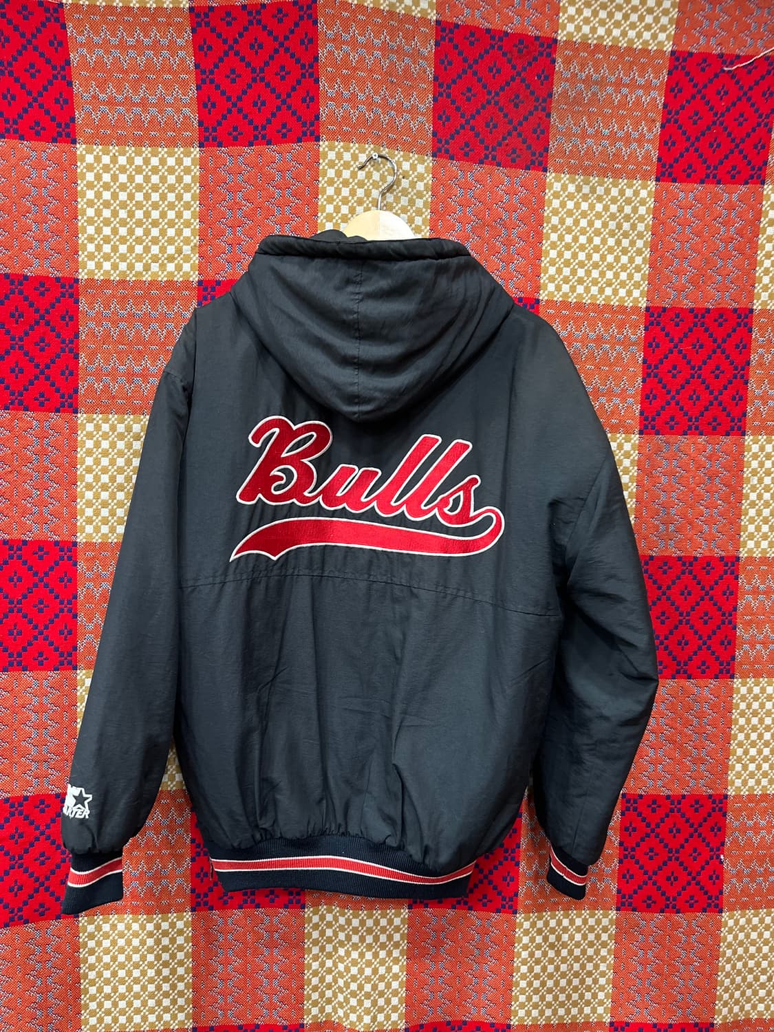 90‘s 스타터  시카고불스  후드자켓 m 105  상품이미지2