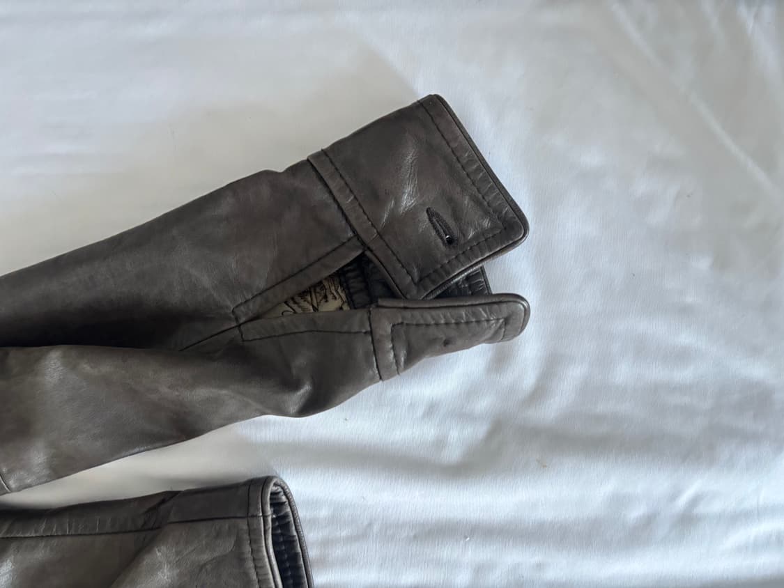 Miss sixty 브라운 리얼 레더 나폴레옹 자켓 상품이미지6