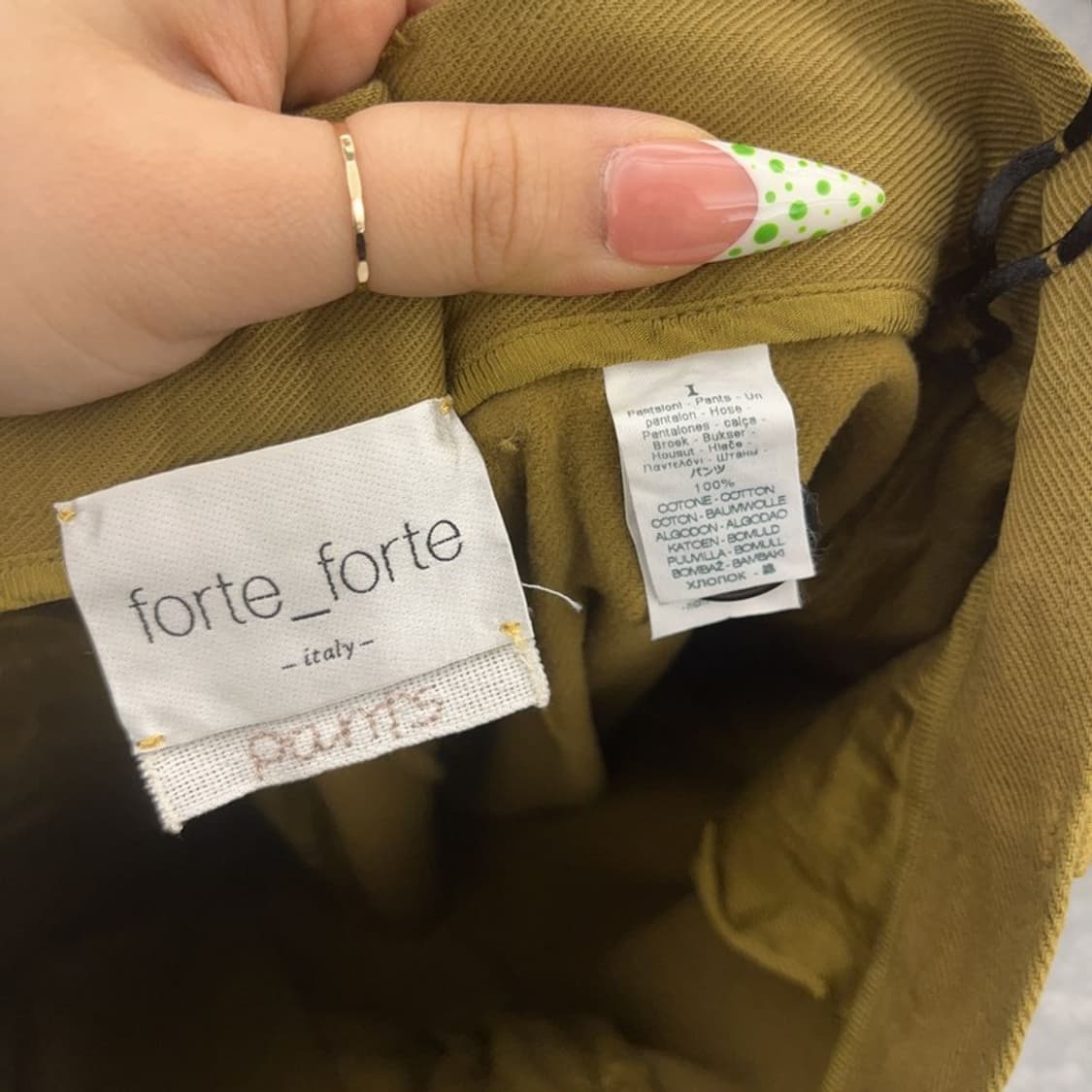 FORTE FORTE 모던시크 핀턱 와이드 슬랙스 바지 1 C09191 상품이미지5