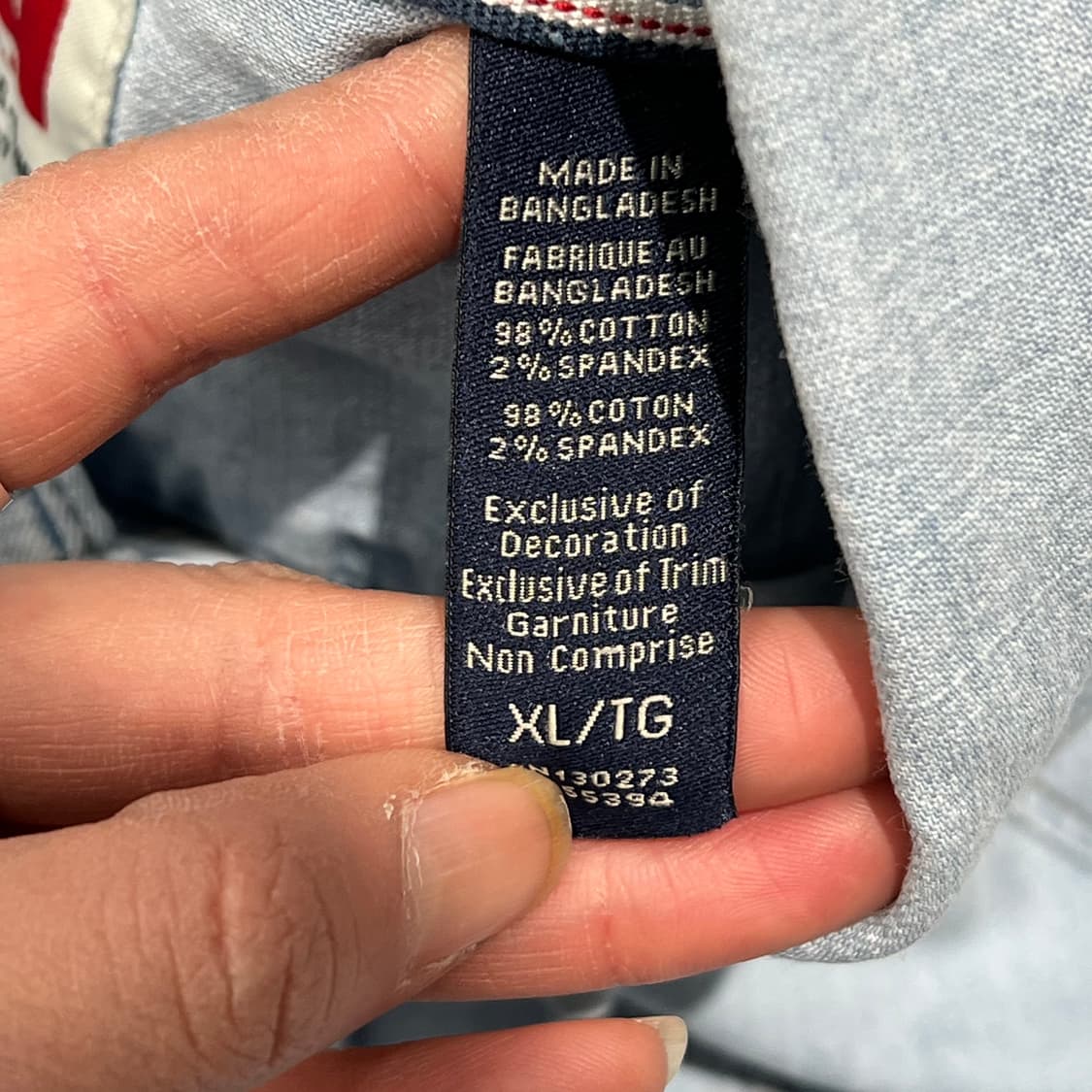 랭글러 투포켓 데님셔츠 s08859 상품이미지6