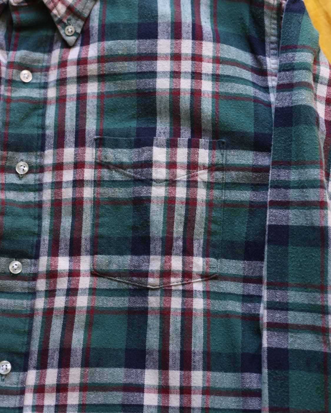 에디바우어 Late7~80s 플란넬 버튼다운 셔츠 상품이미지6