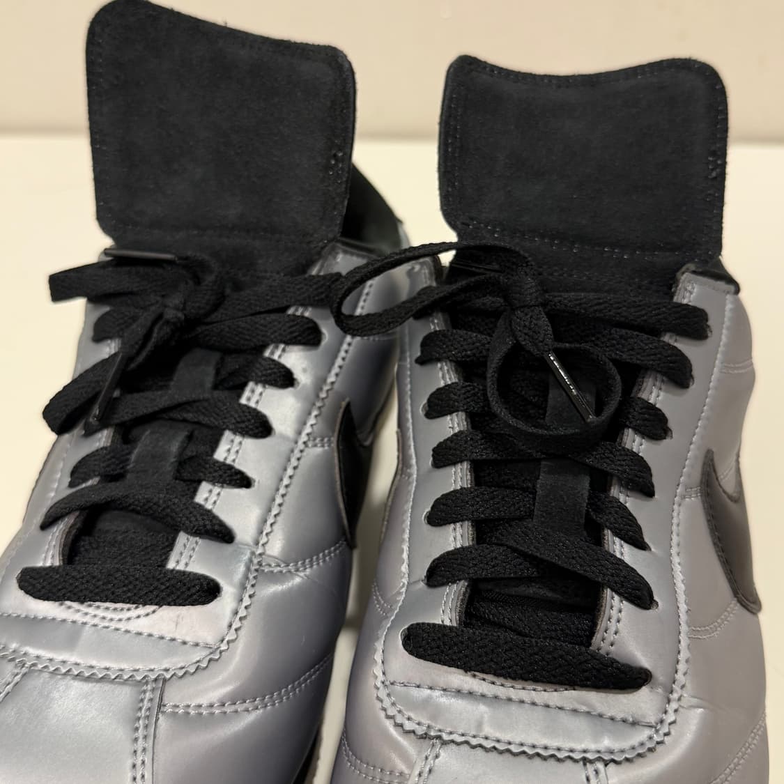 나이키 코르테즈 레더 메탈릭 쿨 그레이 블랙 270 상품이미지6