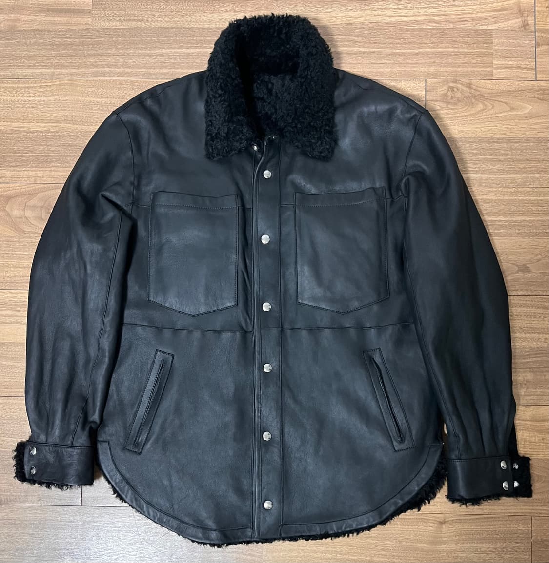 이로 IRO 파리 양가죽 무스탕 자켓 M 상품이미지4