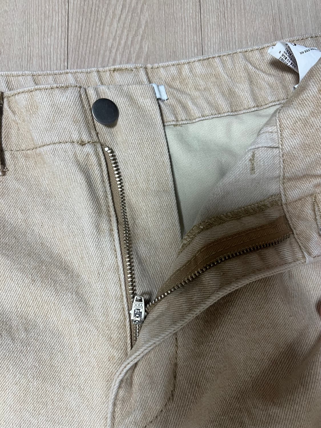 ETCE 레이어드 백 카고 쇼츠 베이지 L 상품이미지4