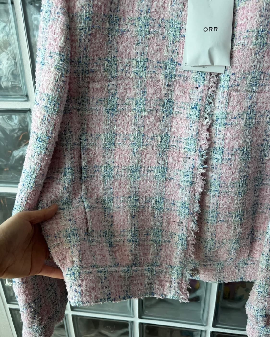 ORR 핑크 트위드 자켓 상품이미지4