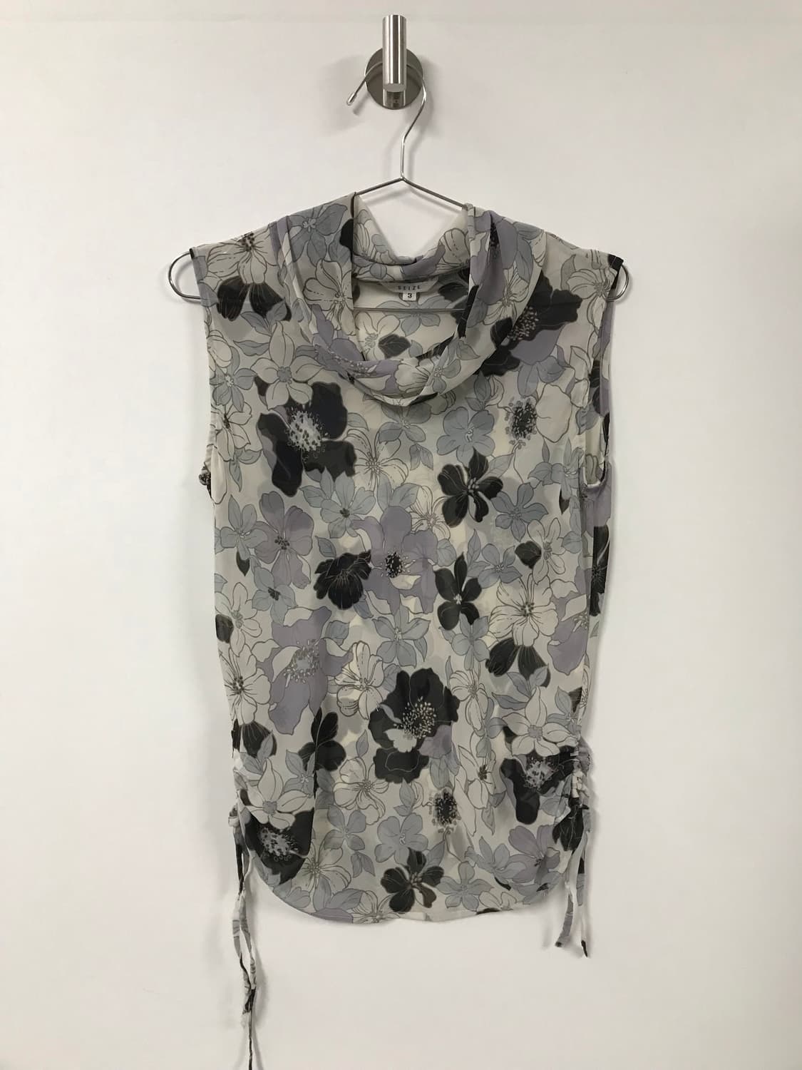 빈티지 터틀 플라워 탑 상품이미지2