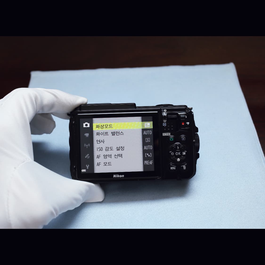 레어<준민트급><한글>니콘 aw130 (aw100) 블랙 빈티지 디카 상품이미지7