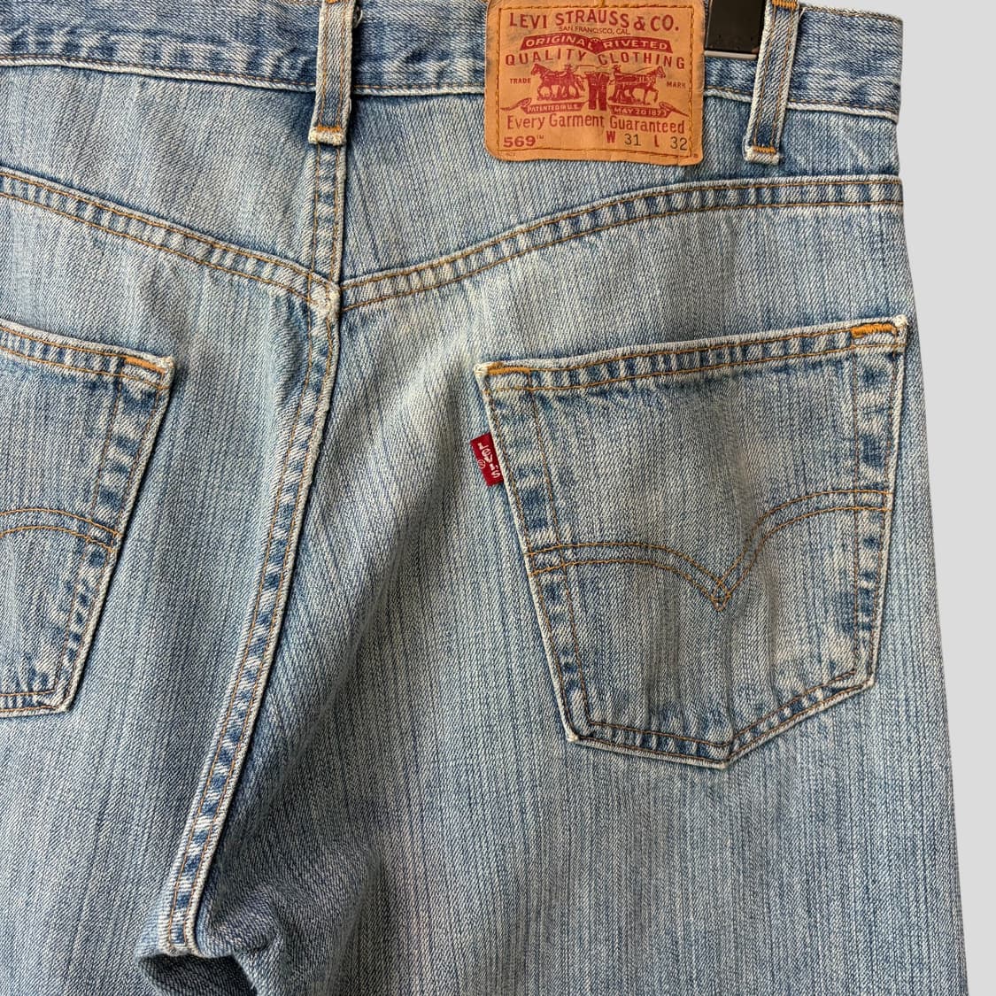 (31)00s 리바이스569 루즈 스트레이트 데님 청바지 상품이미지7