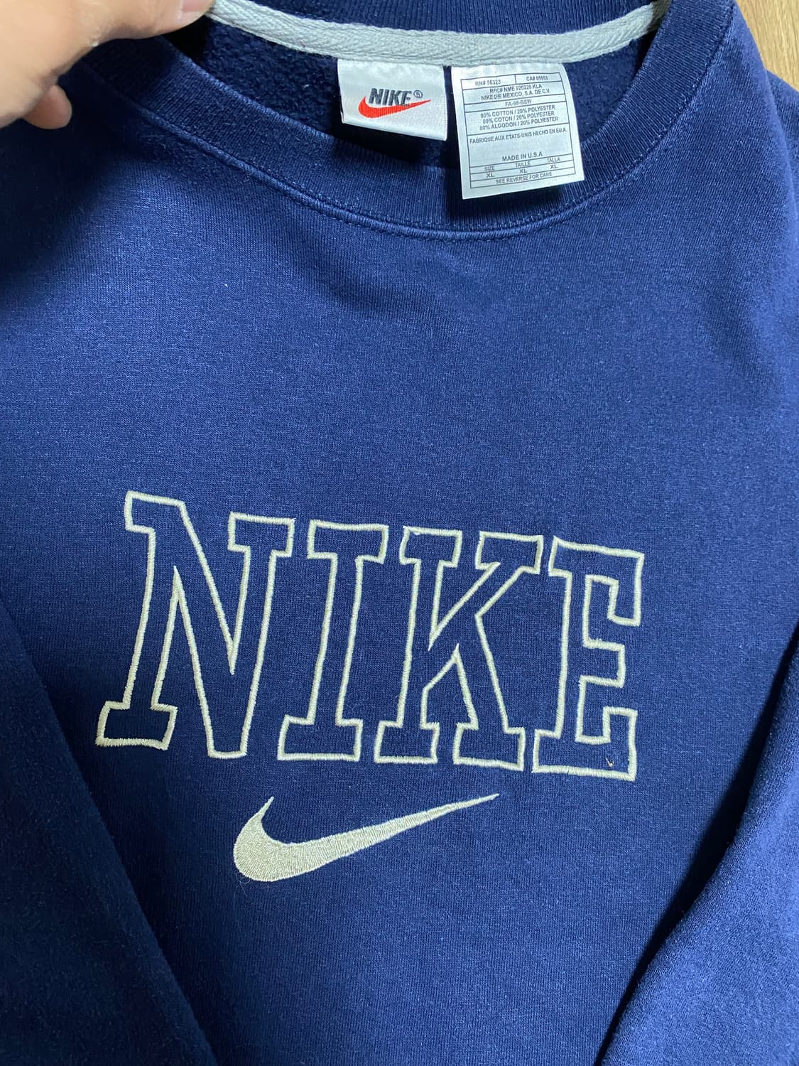 90s usa made nike sweat 상품이미지5