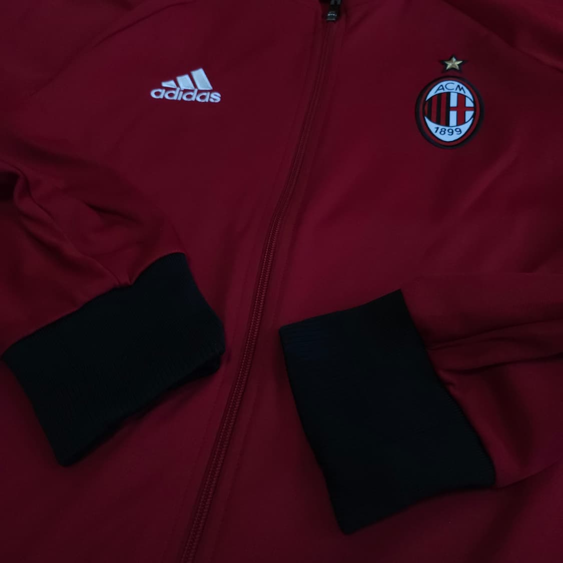 아디다스져지 AC밀란 트랙탑 100-105 버건디 와인 상품이미지8