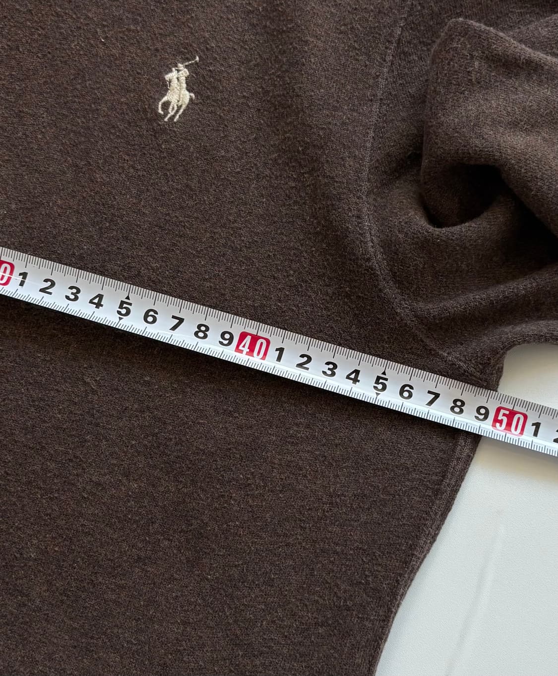 Polo 폴로 초코 x 브라운 엘보 패치 후드티 상품이미지6