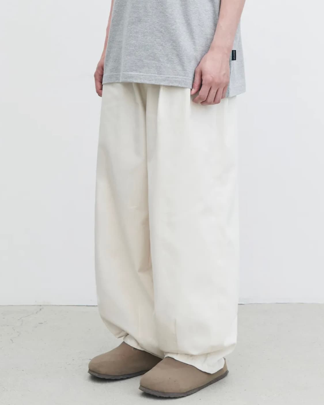 어반스터프 - 듀러블 롱 벌룬 팬츠 (크림) 상품이미지1