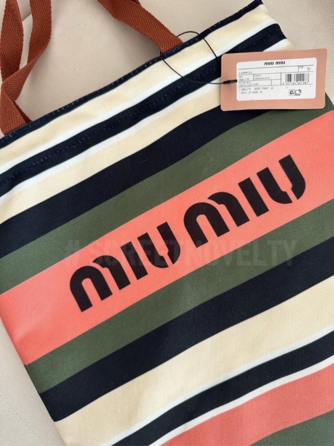 미우미우 뷰티 에코백 기프트백 핑크 상품이미지6