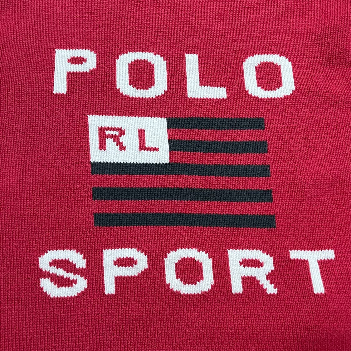 [정품] 폴로 스포츠 레드 빅로고 라운드 니트 [ L ] 상품이미지6