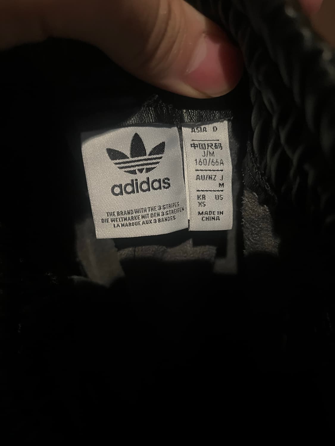 아디다스 블랙 레더 팬츠 ( 반바지 가능 ) 상품이미지2