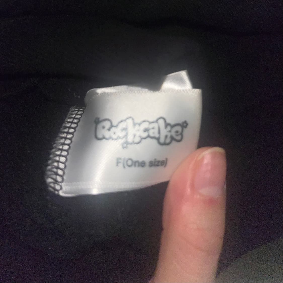 Rockcake 블랙 크롭 후드집업 FREE 상품이미지3