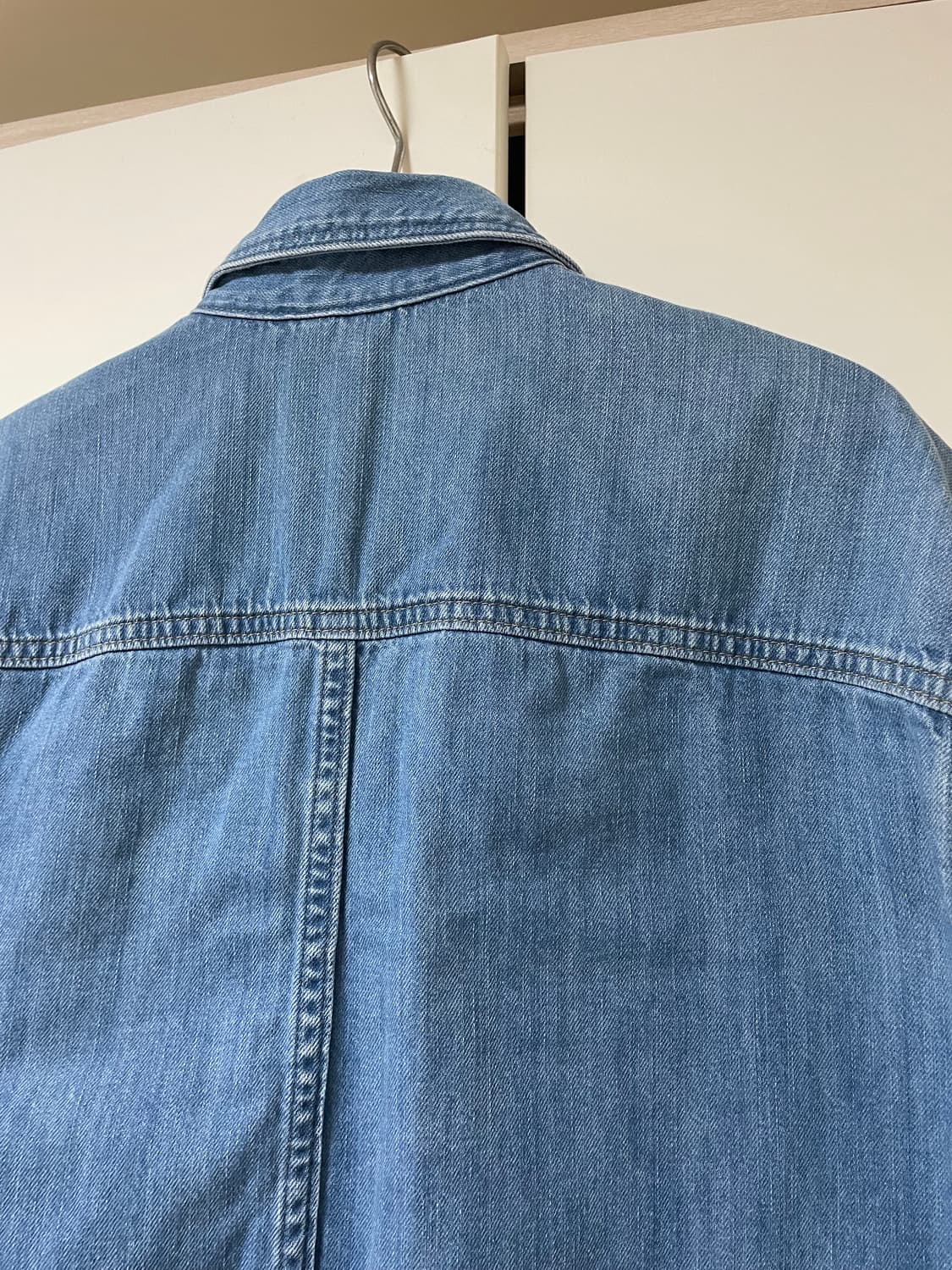 마시모두띠 여성 오버핏 데님 셔츠 청남방 진 상품이미지7