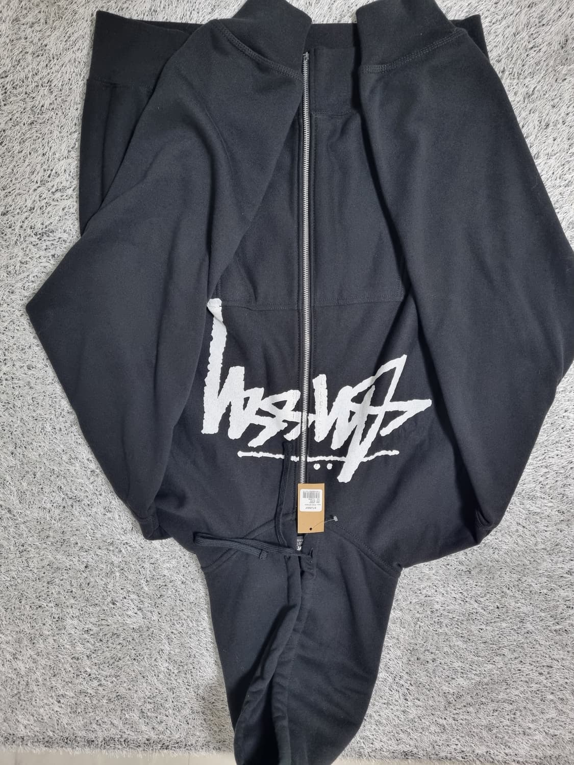 스투스 스탁 후드집업 1회착 상품이미지2