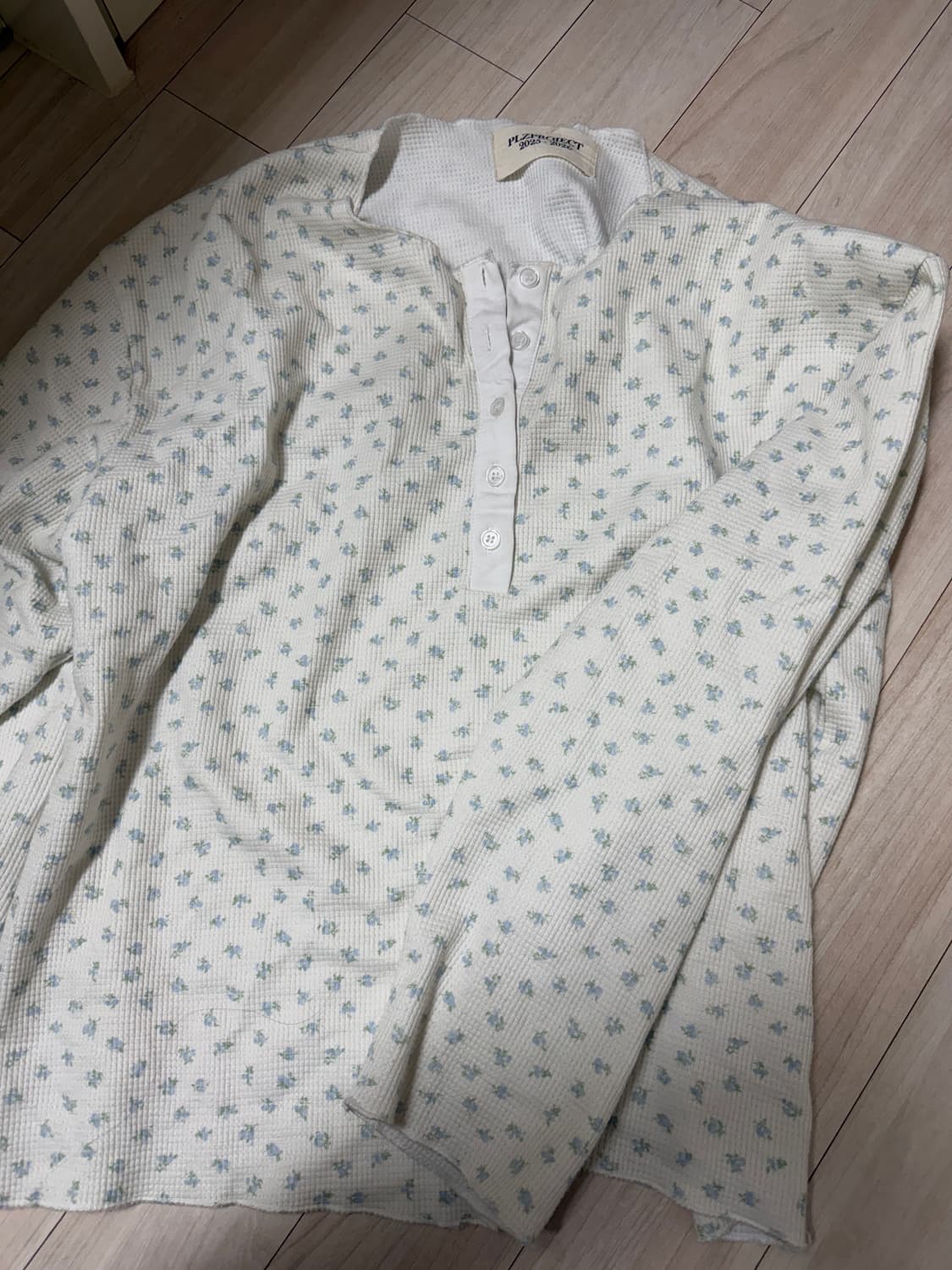 플리즈프로젝트 와플 롱슬리브 상품이미지3