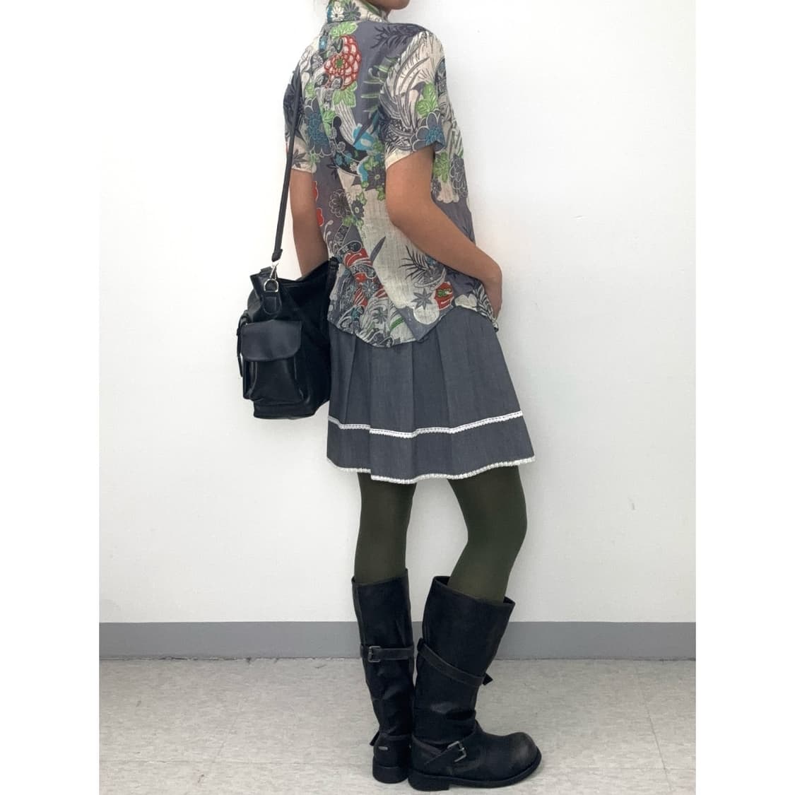 빈티지 오리엔탈 반팔 셔츠 상품이미지4