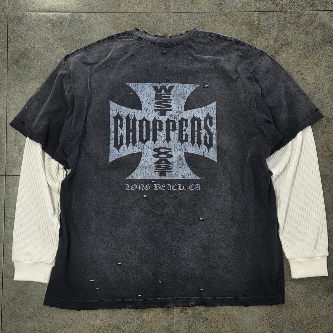 빈티지 긴팔 레이어드 티셔츠 상품이미지6