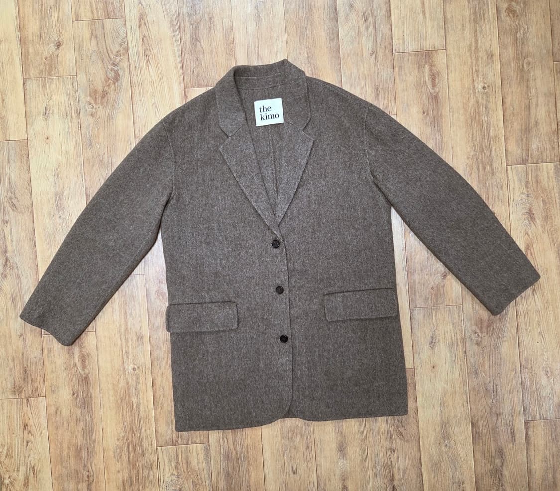 더키모(THE KIMO) 헤링본 울자켓 프리사이즈 상품이미지1