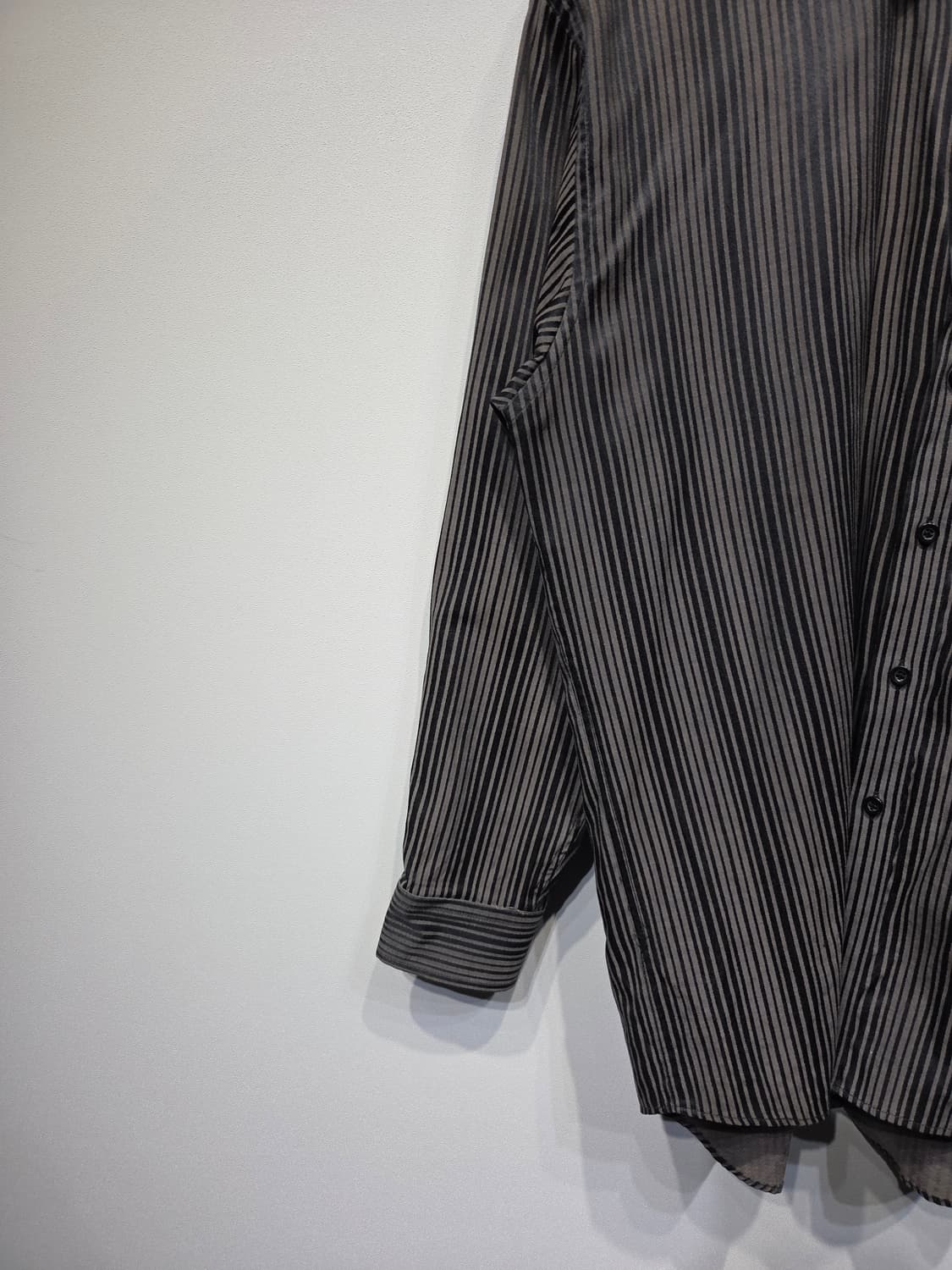 발렌시아가 파리 라이센스 빈티지 스트라이프 긴팔 셔츠 상품이미지4