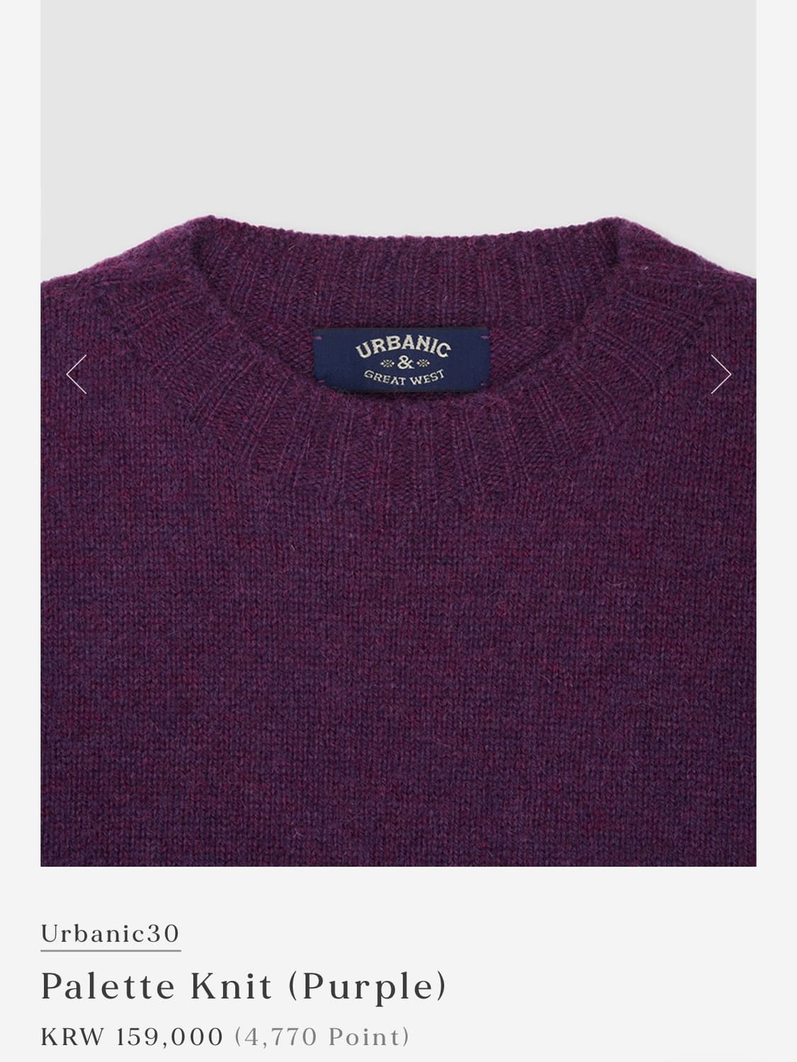 얼바닉30 팔레트니트 퍼플 상품이미지3