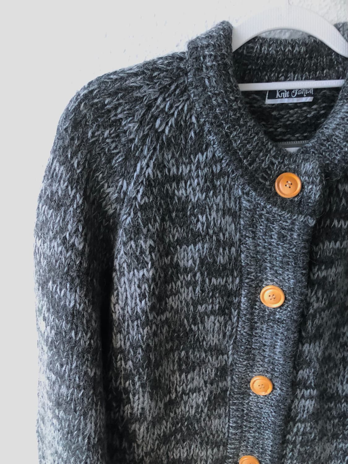 차콜 니트 원피스 상품이미지3