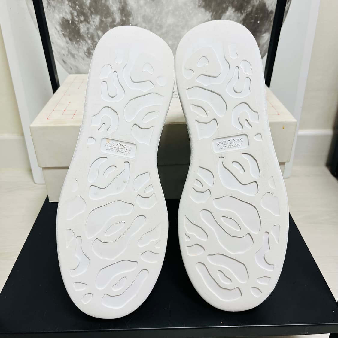 정품 43) 알렉산더 맥퀸 베이지탭 오버솔 스니커즈 275~280 상품이미지5