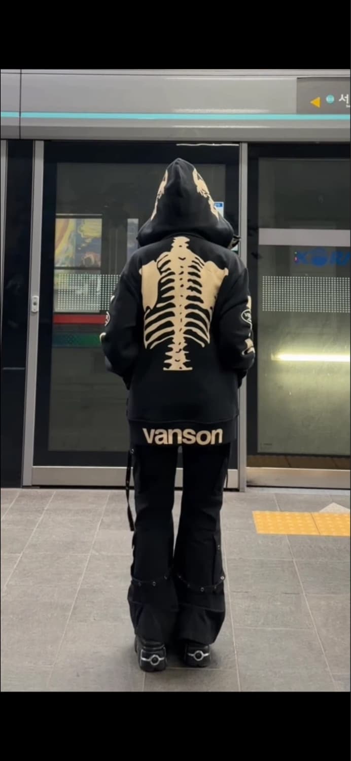 밴슨 본 넥워머 후드집업 상품이미지3