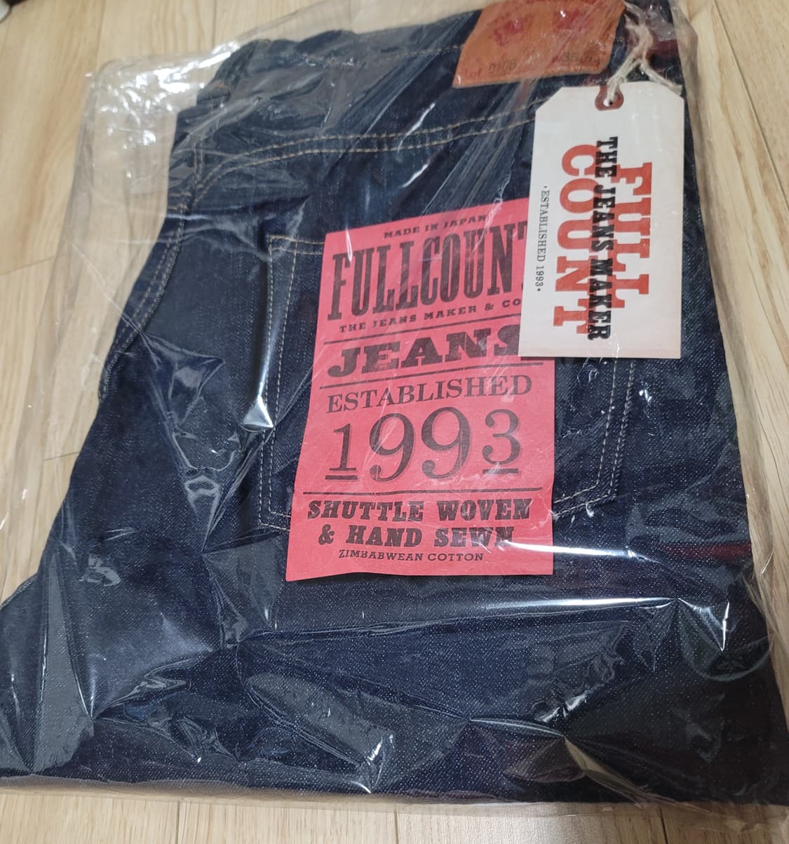 풀카운트 0105 원워시 35사이즈 새상품 상품이미지1