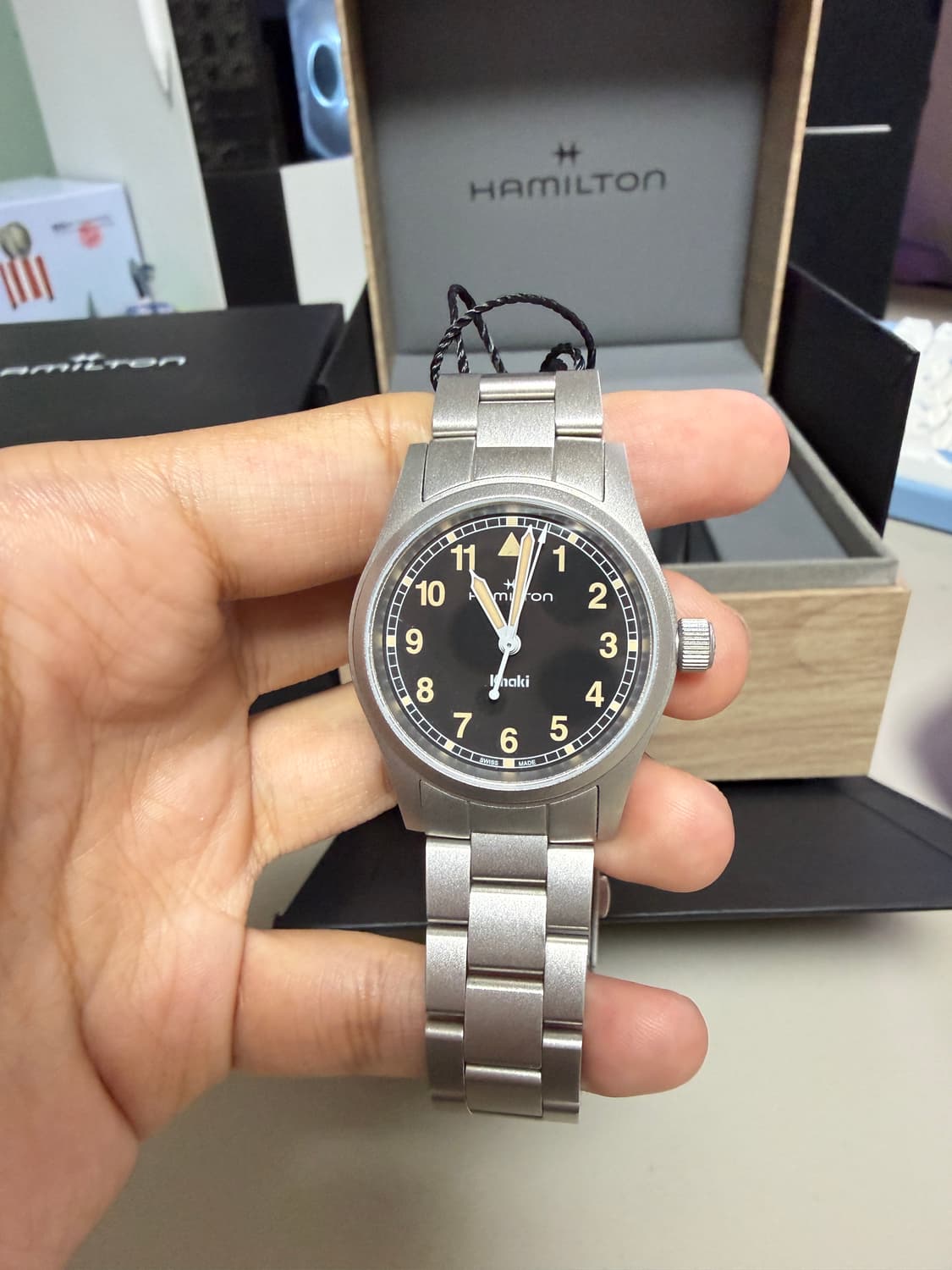 해밀턴 카키필드 쿼츠시계 33mm 상품이미지2