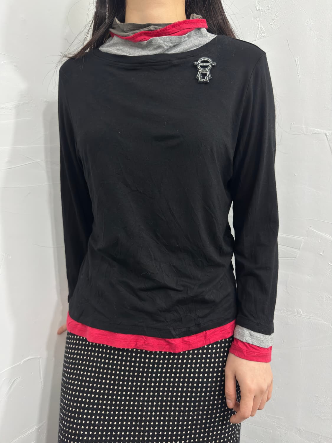 picone layered design top 상품이미지2