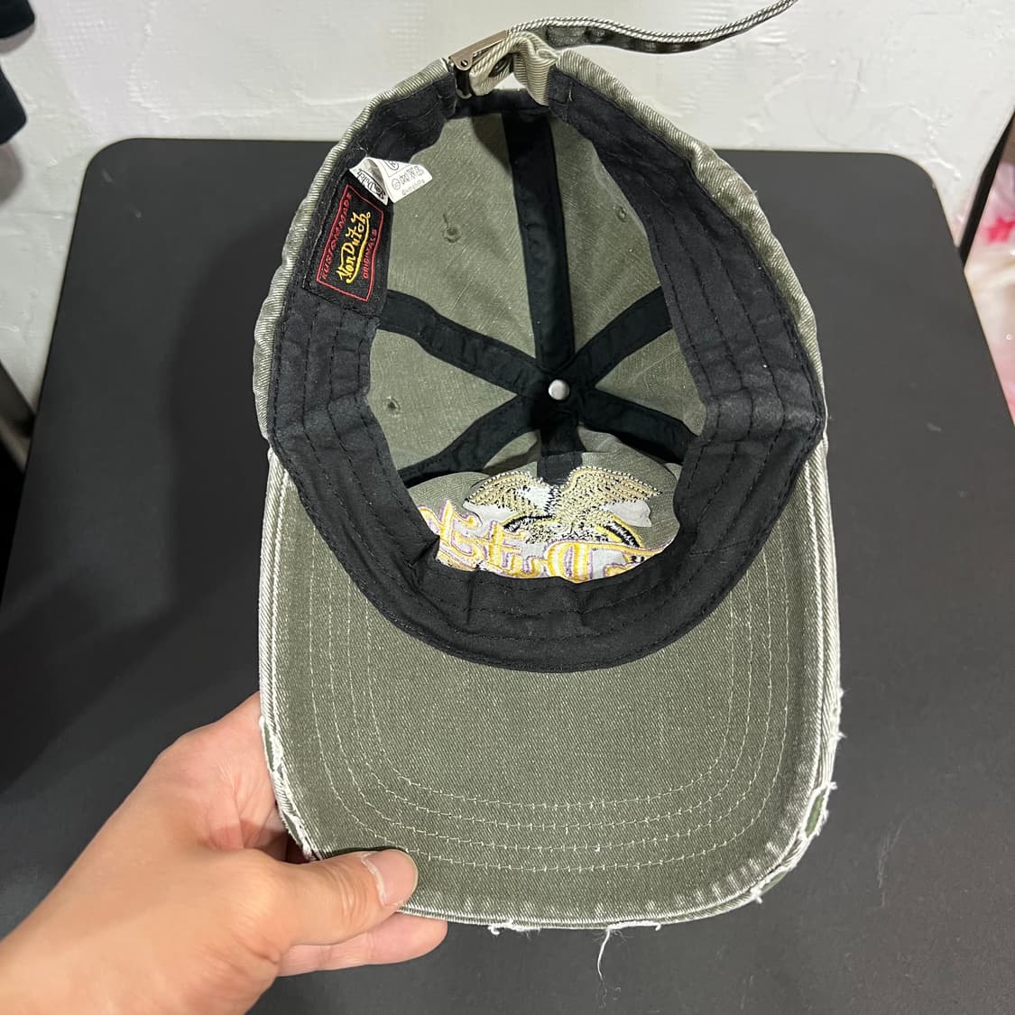  본더치 그런지 자수 볼캡 y16450 상품이미지7