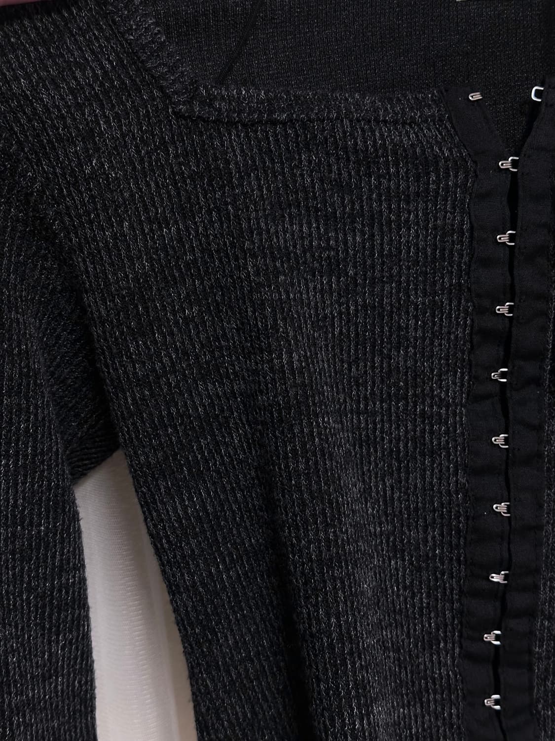 벨리아르 스퀘어 니트 후크 가디건 상품이미지3