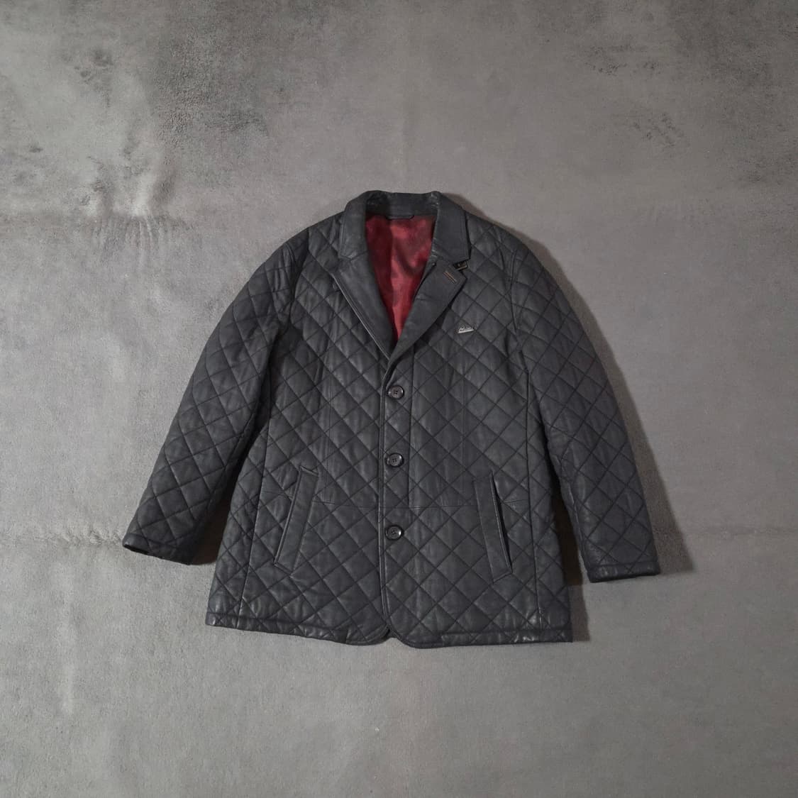 브리오니 레더 퀼팅 자켓 블레이저 M L 상품이미지1