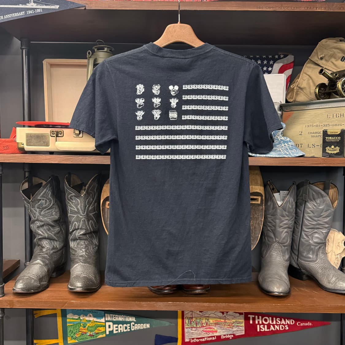 할리 데이비슨 V-TWIN 엔진아트 그래픽 티셔츠 N847   상품이미지2