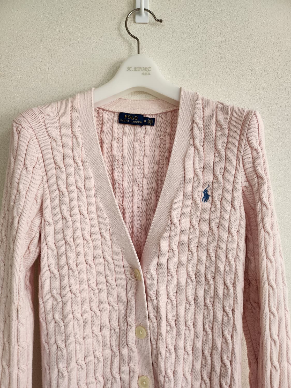 폴로랄프로렌 케이블가디건 (M 상품이미지1