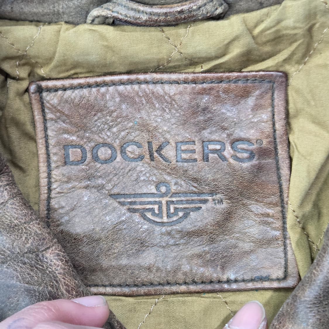 dockers 레더 봄버자켓 s09149 상품이미지6