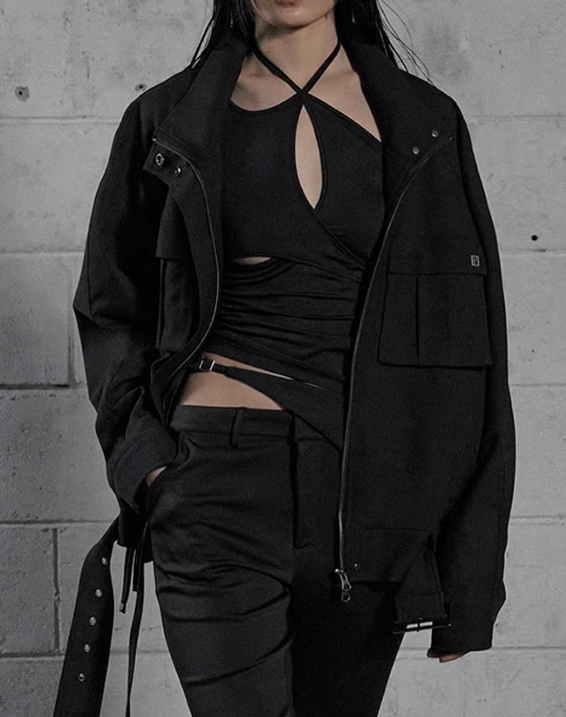 보헤미안서울 NOIR LAYERED SLEEVELESS, BLACK 상품이미지4