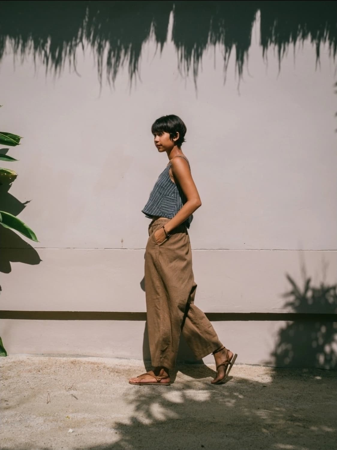 롯지 lodge 스트라이프 셔츠&나시 상품이미지2