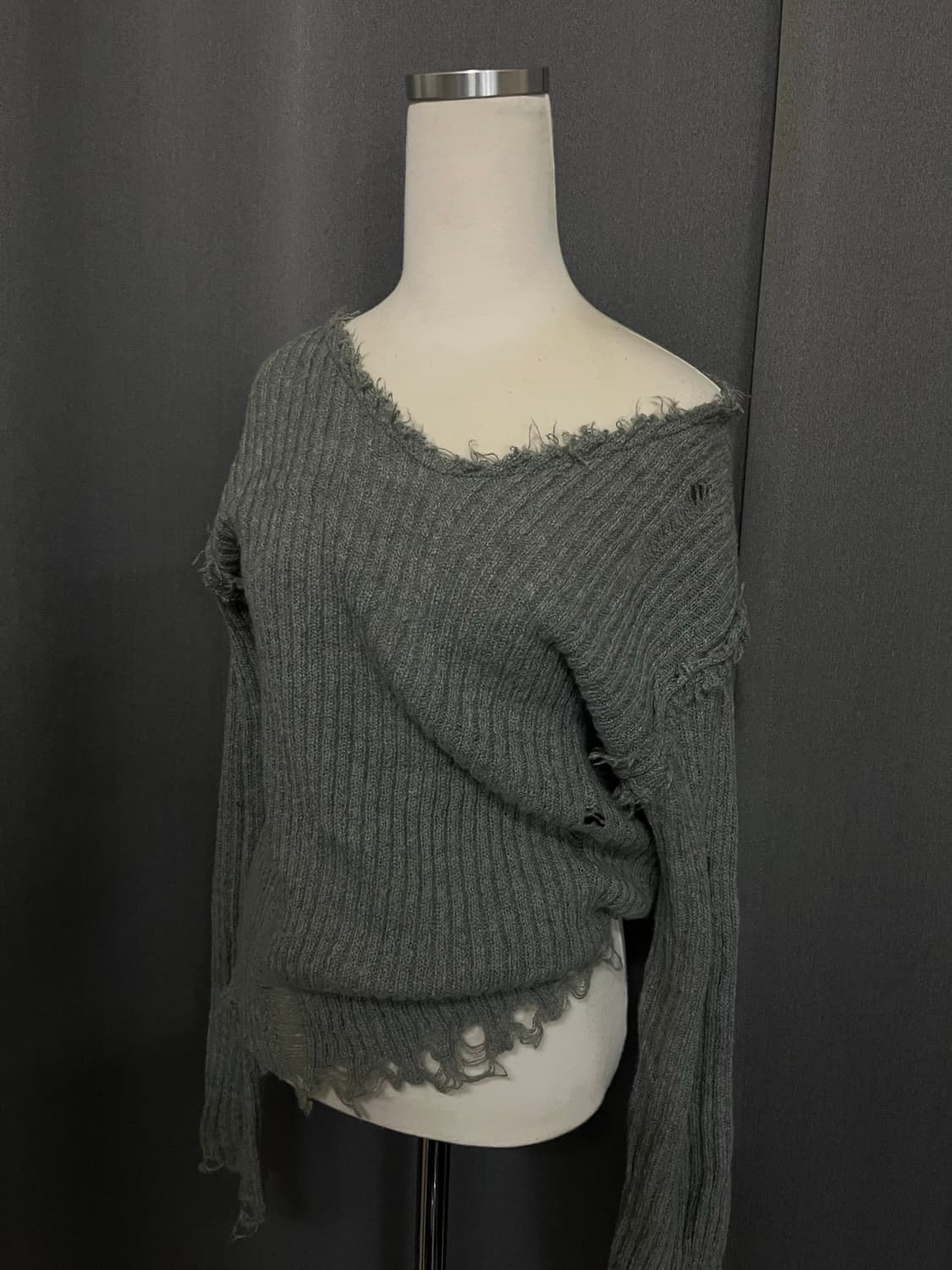 데미지 니트 상품이미지2