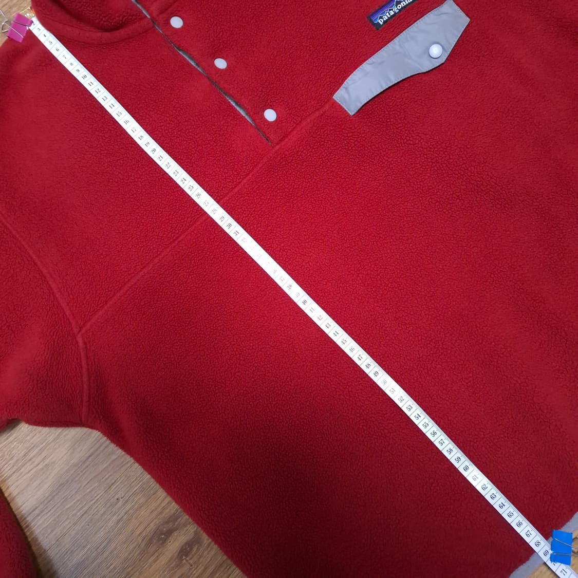 파타고니아 신칠라 스냅티 레드 실버 m 상품이미지9