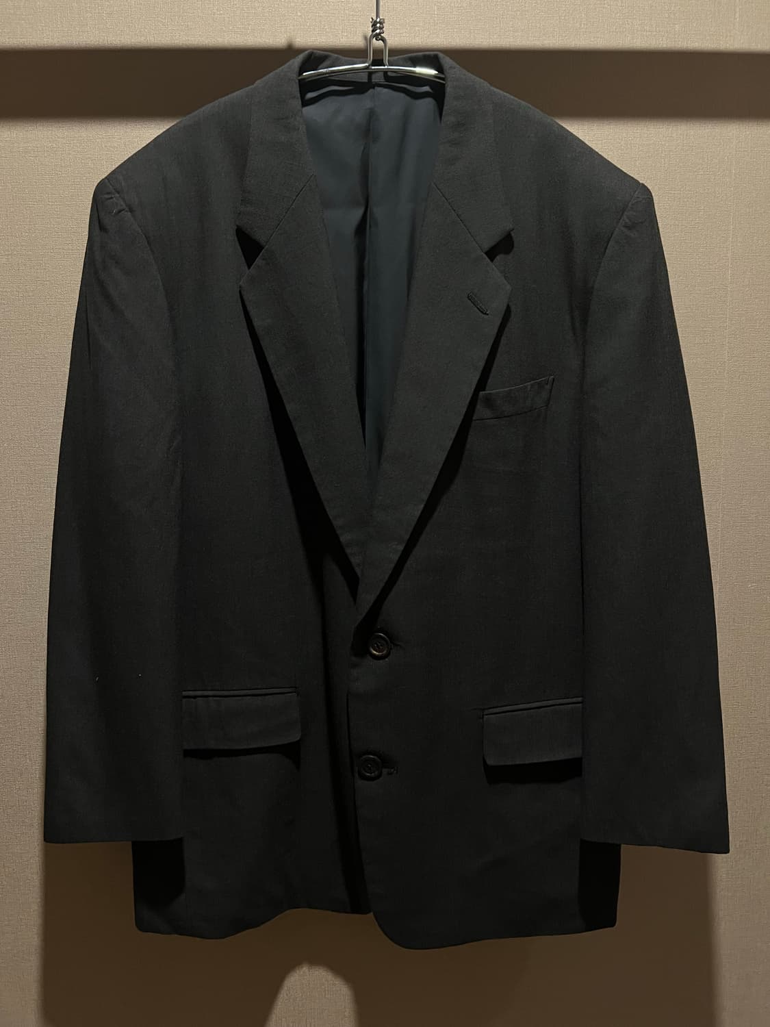 이세이미야케 차콜 릴렉스핏 블레이저 L 상품이미지1