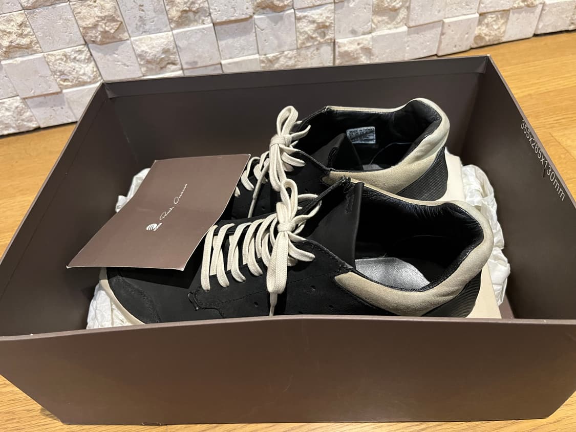 릭오웬스 릭디다스 검흰 테크러너(270) 상품이미지8