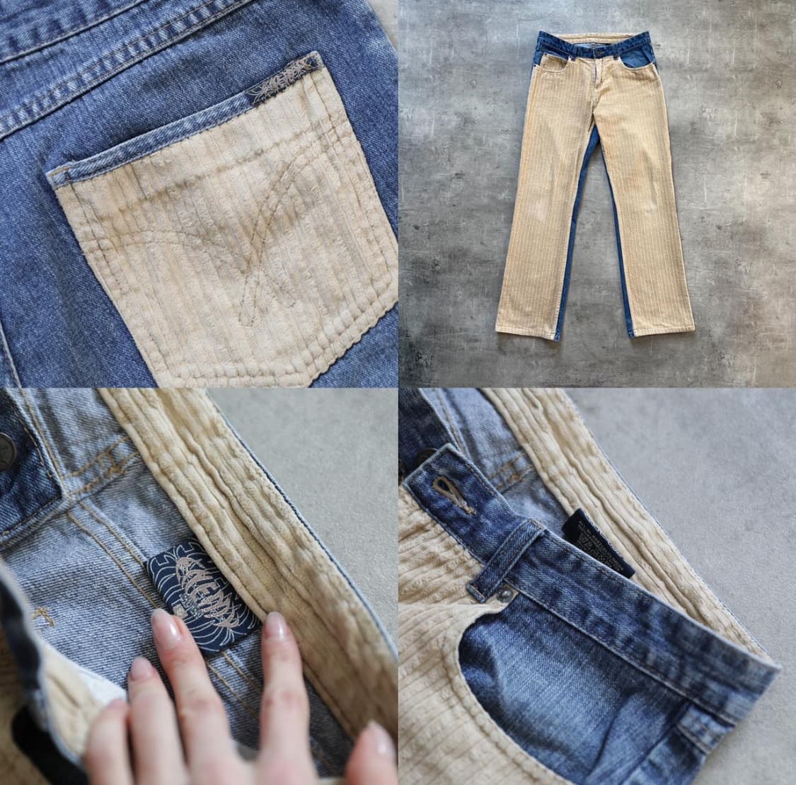 코듀로이 빈티지 데님팬츠 상품이미지3